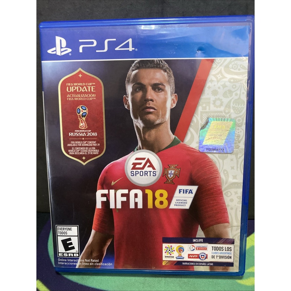 PS4 FIFA 18 (PlayStation 4) World Cup 2018 Update Variant Tested CIB